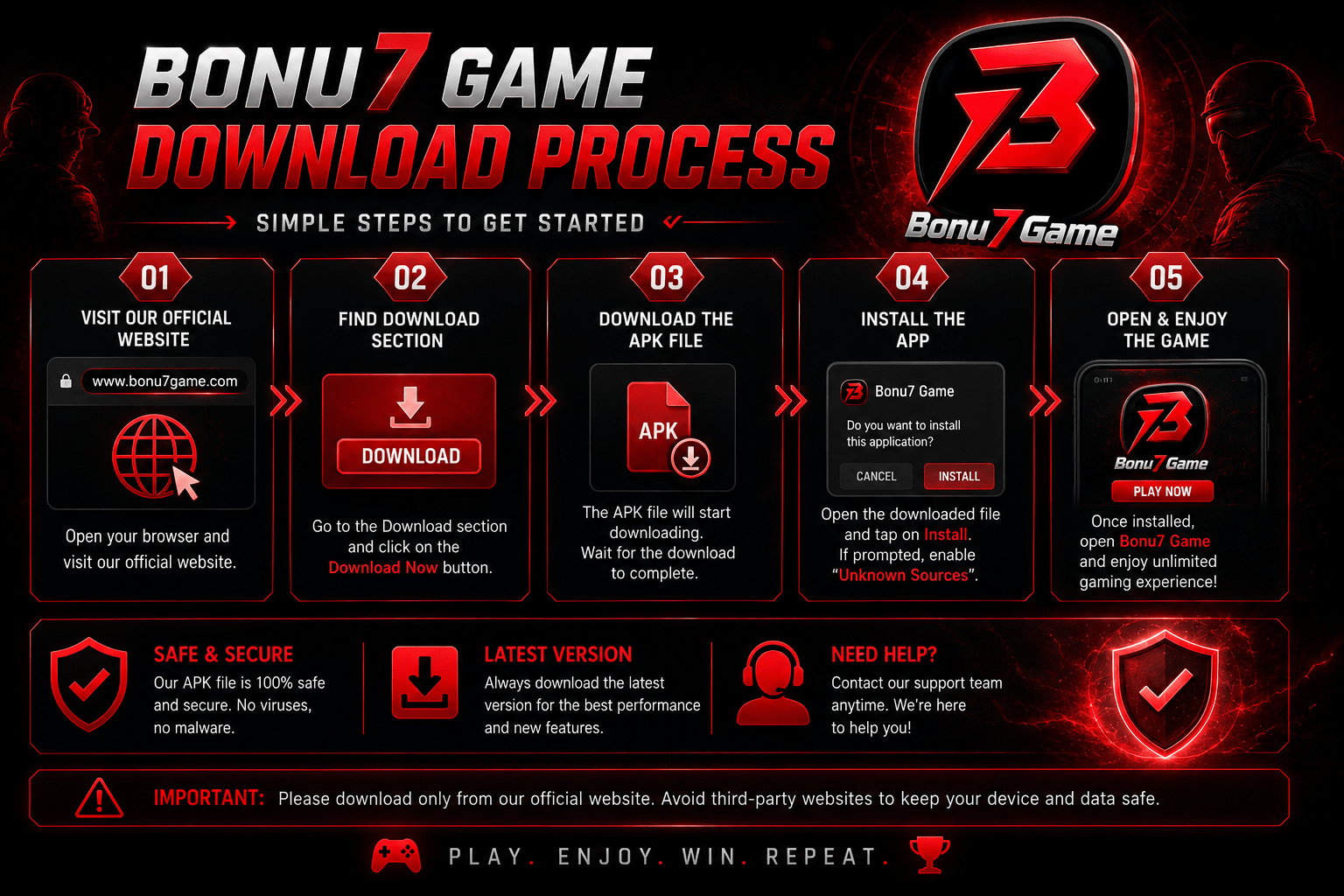 BONU7 Game Download Process